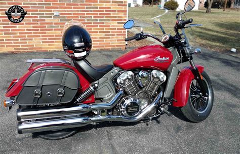 blue indian motorcycle with saddle bags replica|viking motorcycle saddle bags.